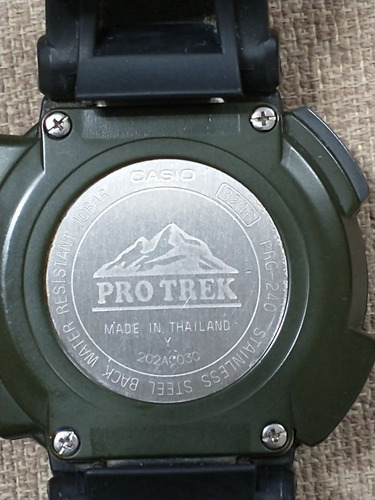 Casio Protek 3246 Prg240 Tough Solar Triple Sensor Tailandia (Usado)