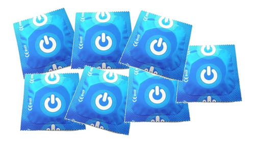 100 Condones On Preservativo Natural Feeling Azul