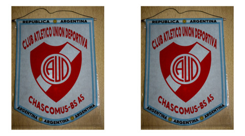 Banderin Mediano 27cm Club Union Deportiva Chascomus