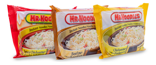 Mr.noodles Fideos Ramen Mix Sabores 24 Un.