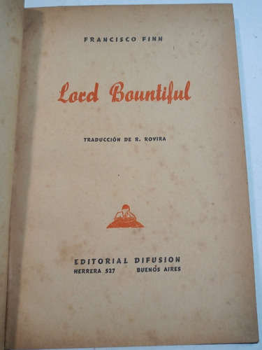 Lord Bountiful, Francisco Finn. Editorial Difusión