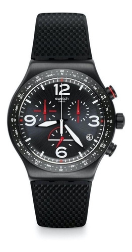 Reloj Swatch Hombre Power Tracking Yvb403 Black Is Back