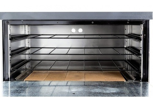 Imagen 2 de 4 de Horno Pizzero 6 Moldes Gauchito Acero Inox Sol Real