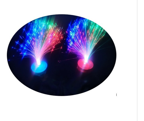 15 Fibra Optica Luminosas Colores Fiestas