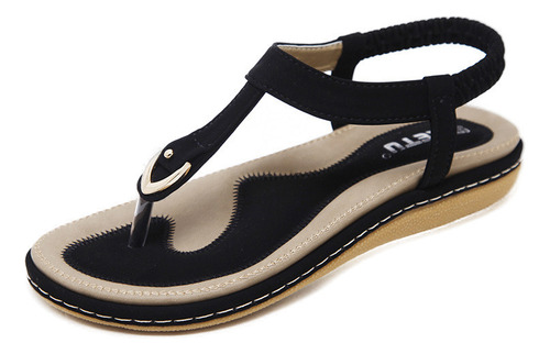 Nuevo Sandalias De Verano 2024 En Metal Con Hebilla De