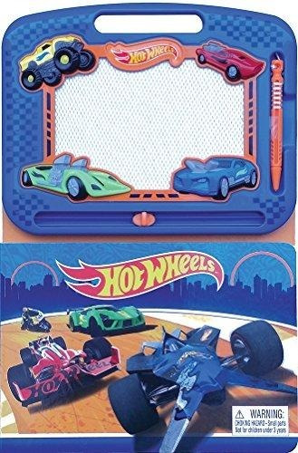 Hot Wheels Serie Aprendizaje Libro + Pizarra Magnética 