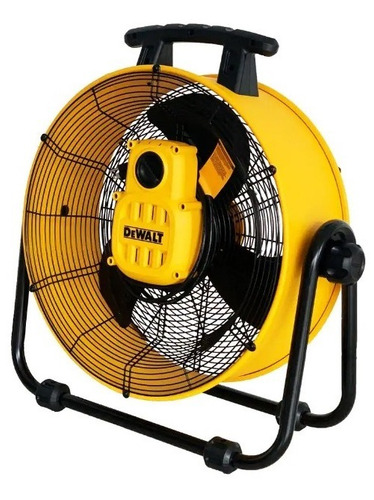 Ventilador De Piso Industrial Dewalt 20 In 3 Veloc 1/5 Hp Color De La Estructura Amarillo Color De Las Aspas Negro Diámetro 55 Cm Frecuencia 60 Material De Las Aspas Metal