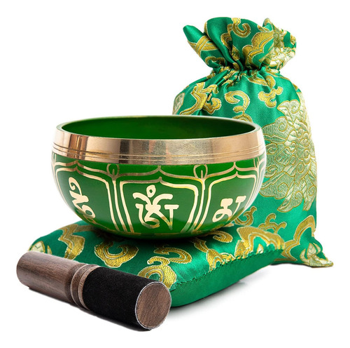 Conjunto De Taças De Canto Tibetano - Atenção Plena Autêntic