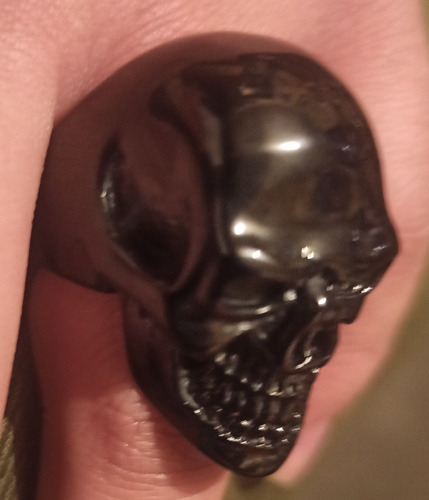 Anillo De Cráneo Calavera Acero Inoxidable 