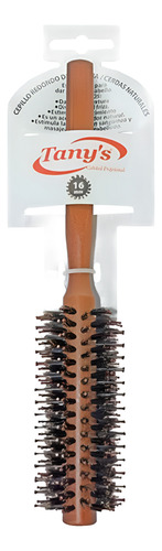 Cepillo Redondo Para Cabello Con Cerdas De Jabali Tanys