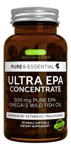 Pure & Essential Ultra Pure Epa Omega-3 Concentrado 500 Mg, 