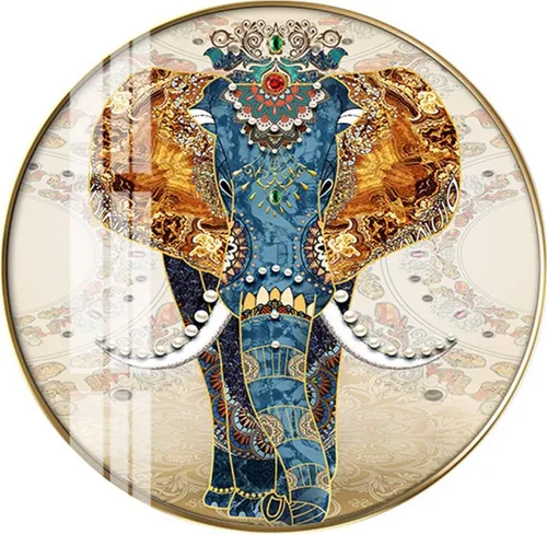 Kit Per Diamond Painting Elefante Colorato, 5D Diamond Painting