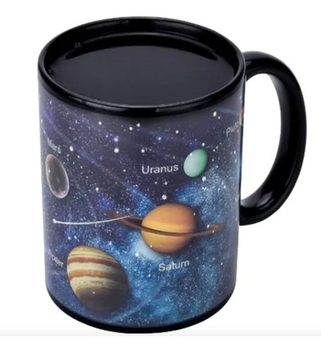 Mug Magico , Taza Sistema Solar, Planetas Cambia Con Calor B