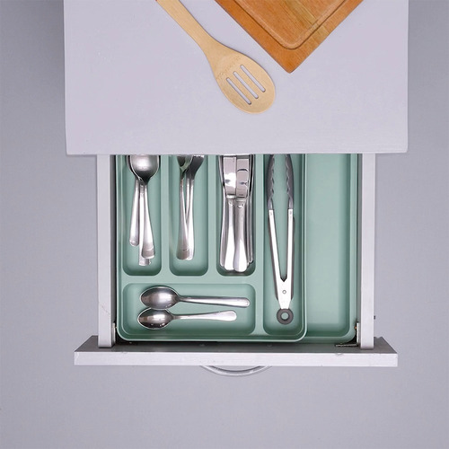 Organizador Talher Utensílio Gaveta Cozinha 36x28x6 Extensor