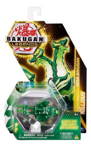 Figura Pequeña Redonda Nova Nillious Verde Spin Master Febo