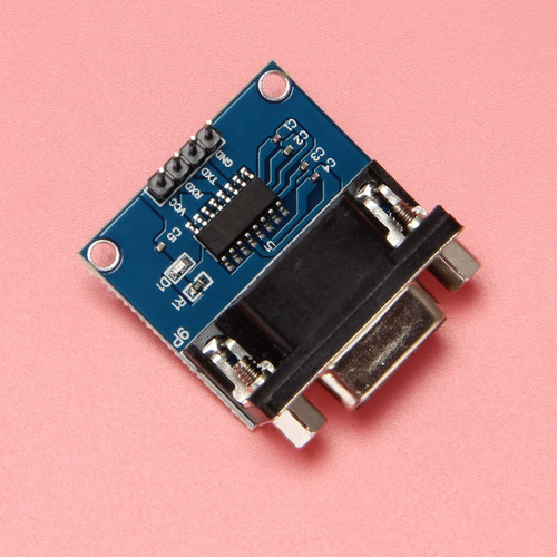 Módulo Conversor De Puerto Serie Rs232 A Ttl Max3232 Db9 Con