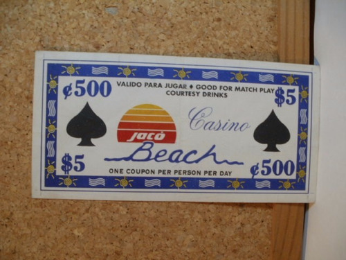 Cupon Casino Hotel Jaco Beach Costa Rica Zona Caballito