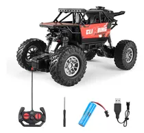 Comprar Carros Aleación Control Remoto Recargable Todoterreno 4x4 Color Rojo