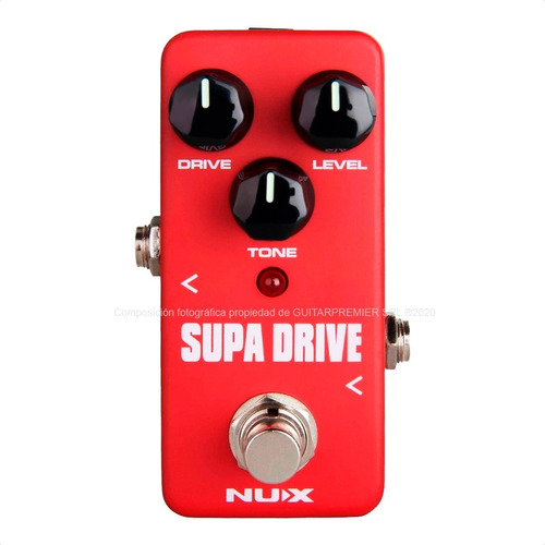 Pedal Efecto Guitarra Bajo Supa Drive Overdrive Nux Fod-5