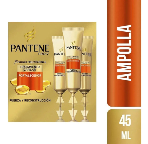 Tratamiento Capilar Ampolla Pantene Fuerza Reconstruccion 45