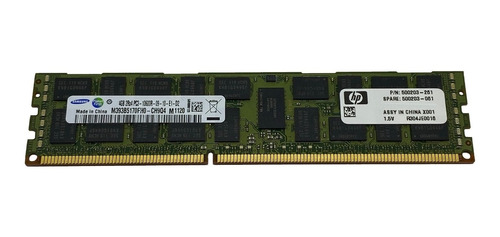 Memória Ecc Rdimm 4gb 1333mhz Pc3-10600r Hp Pn 500203-061