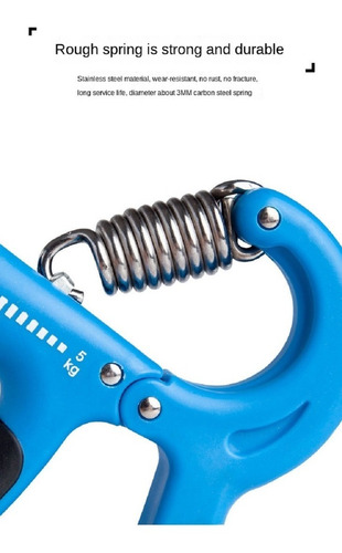 Handgrip Ajustável 5kg A 60kg Fisioterapia Academia Mão