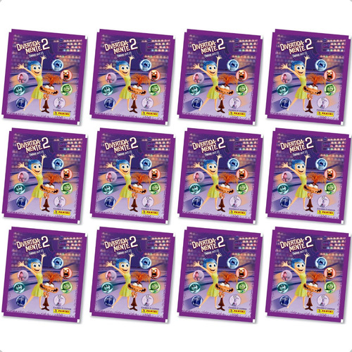 Kit 24 Figurinhas A01 A A24 Especiais Álbum Divertidamente 2