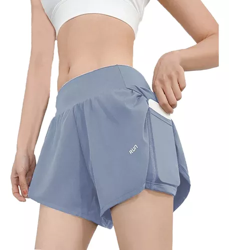 Short Deportivo 2 En 1 Licra Mujer