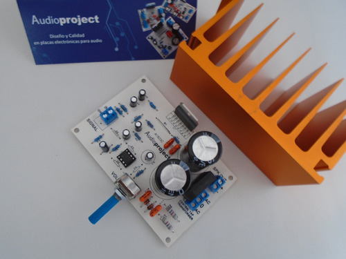 Imagen 2 de 6 de Modulo Amplificador Guitarra / Bajo 100 W Fuente Y Disipador