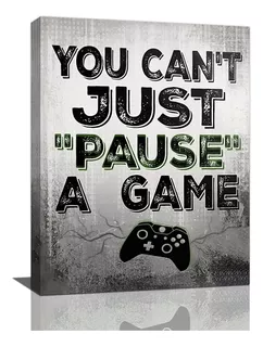 Video Game Wall Art Boys Gamer Room Decor Gaming Canvas...