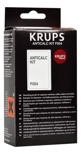 Krups Antical Kit F054 Polvo Descalcificador Para Cafeteras