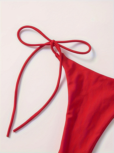 Conjunto De Bikini De Para Mujer, Sujetador Halter