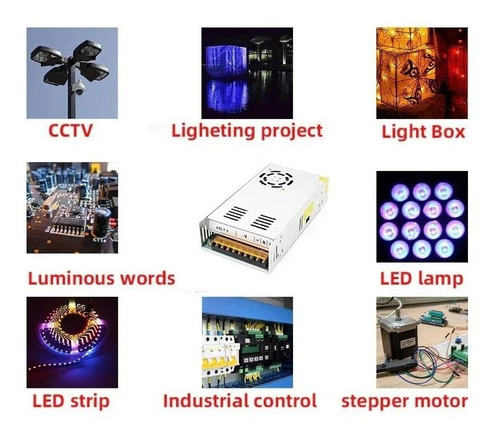Fuente Poder Switching 24v 25a 600w Transformador