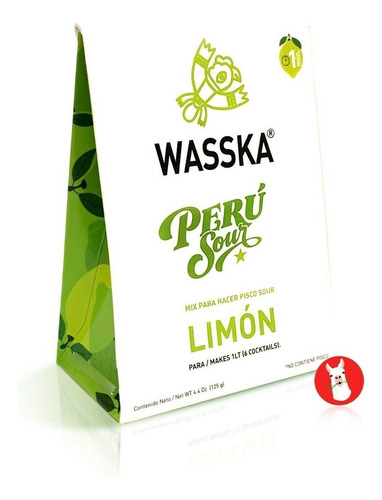 Mix para pisco Perú Sour Limón Wasska para 1 litro