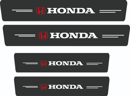 Sticker Protección De Estribos Puertas Honda 4pzs