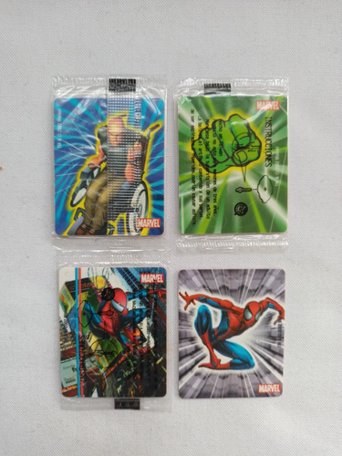 Spinner Tazo Marvel 4 Piezas 