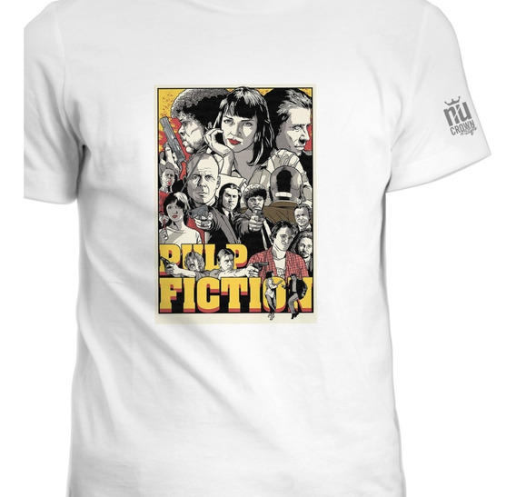 Camiseta Pulp Fiction Tiempo Violentos Quentin Tarantino Bto 