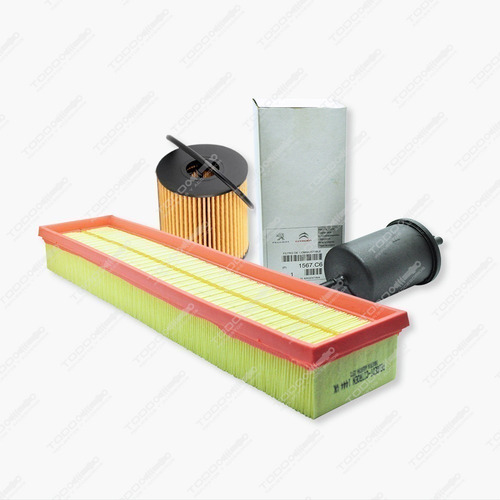 Kit 3 Filtros Peugeot Partner 1.6 Nafta Original