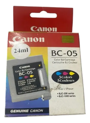 Cartucho Canon Bc-05 Color Original Vencido Lacrado | Parcelamento sem ...