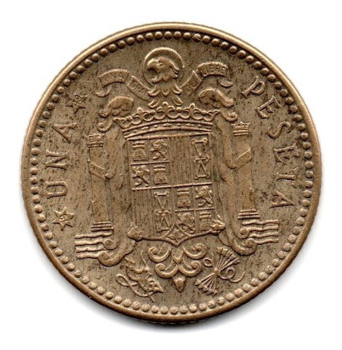 Moneda España 1 Peseta 1947 (49) Km#775 Excelente