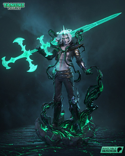 Figure Do Viego Com Pintura - League Of Legends