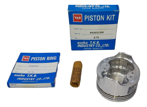 Kit De Piston Paseo 200 Medidas Std 0.75 1.00 Piston Plano