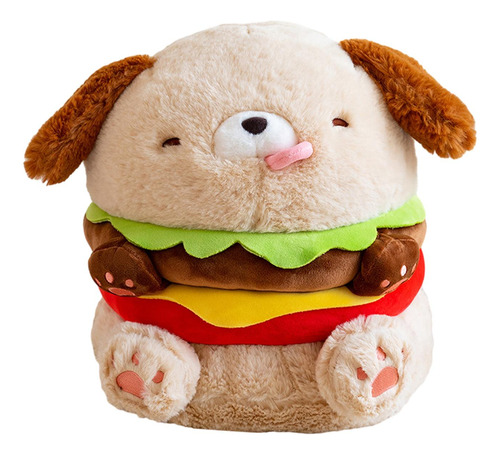 Muñeca Linda Del Perro De La Forma De La Hamburguesa,