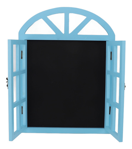 Placa De Lousa Azul Falsa Para Janela Preta Versátil