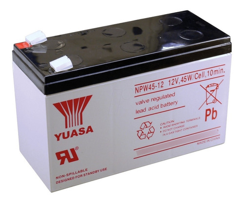 Bateria Pila Recargable 12v 45w Yuasa Npw45-12 