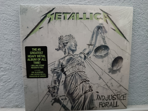 Metallica And Justice Cd Nuevo Edición Limitada