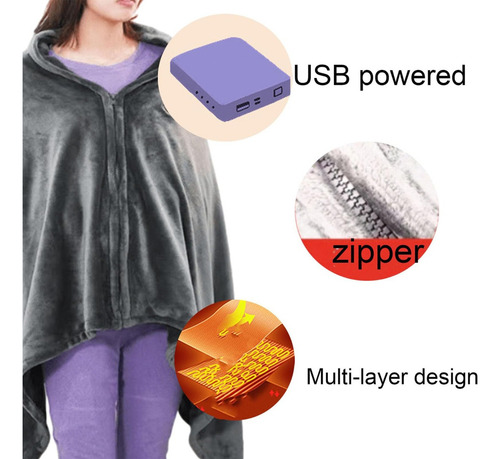 Manta Térmica, Suéter, Manta Térmica Usb Manta Electrica