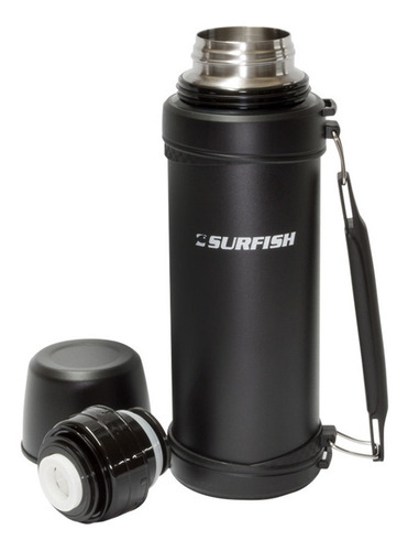 Imagen 3 de 8 de Termo Surfish Acero Inoxidable 1 Lt Libre De Bpa 12hs Manija