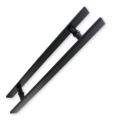 Puxador Inox Chato 80 Cm Top Porta De Madeira/ Vidro Preto