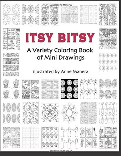 Itsy Bitsy A Coloring Book Of Mini Drawings